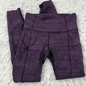 Lululemon Fast & Free 7/8 Tight II (Nulux 25") Salt Dark Mystic Black